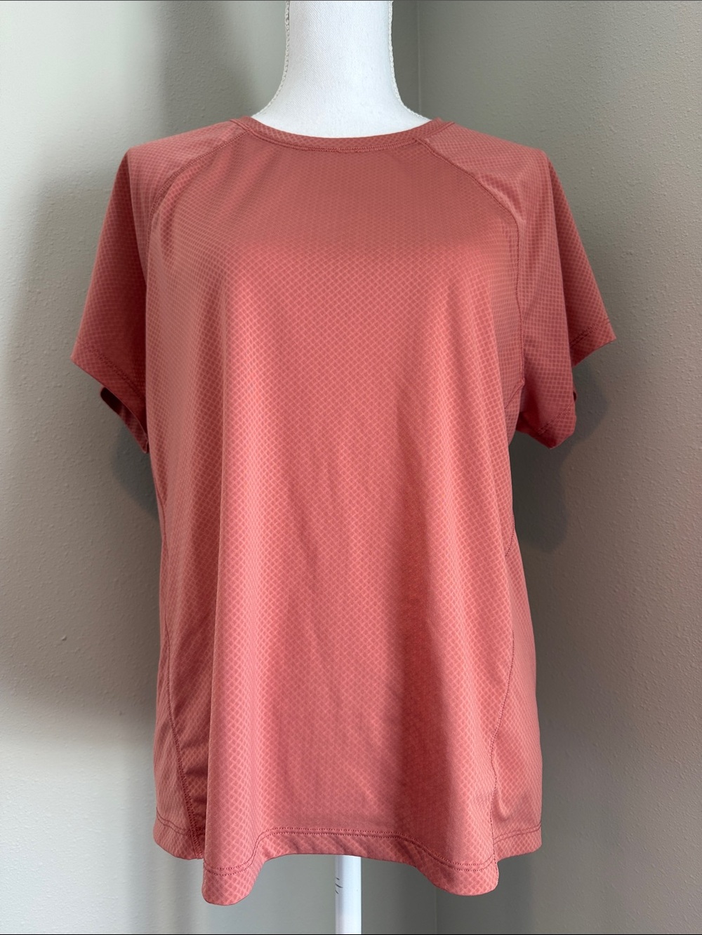 Athleta | S/S Relaxed 'Ultimate Train Tee' (Quick Dry) | L | Dusty Rose/Mauve